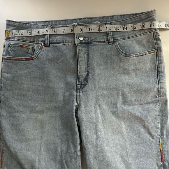 Seven7 Tummyless MidRise Bermuda Jean shorts Size 10 - Picture 11 of 13